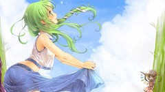 Water clouds wind UFO wings bamboo snakes crystals dress 