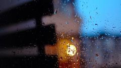 Water dark night rain