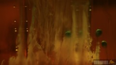 Water glass abstract oil liquid panorama Suspension shampoo HDR 