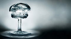 Water glass liquid nuclear