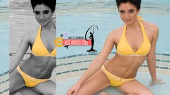 Water Green woman blondes brunettes 2008 bikini swimming pools 