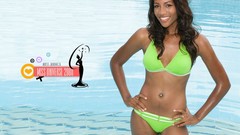 Water Green woman blondes brunettes 2008 bikini swimming pools 