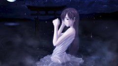 Water Lake girl The lady 1024x768