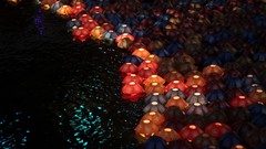 Water lights floating paper lanterns