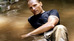 Water Men Actors tattoos viggo mortensen wet hair wet clothing