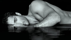 Water Men grayscale male