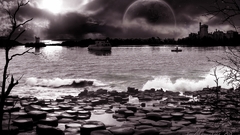 Water moon memories Sea