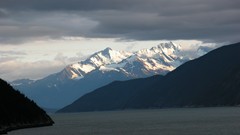 Water Mountains clouds bay vacation 2003 Skagway AL