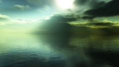 Water ocean clouds