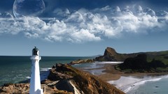 Water ocean lighthouses