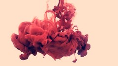 Water red liquid ink dissolve alberto seveso