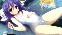 Water Ribbons long hair anime girls nozomi tsubame visual 