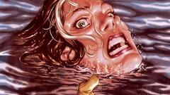 Water Rogue scared drowning marvel comics comics girls ultimate 