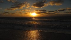 Water sunset waves Florida