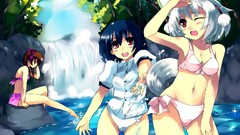 Water tails nature touhou