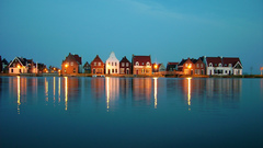 Water towns panorama