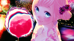 Water vocaloid fireworks megurine