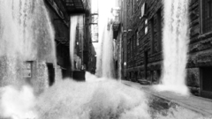 Water waterfalls splashes