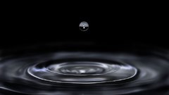 Water waves drop liquid