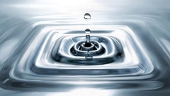 Water white ripples water