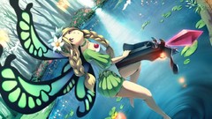 Water wings Flowers Birds