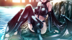 Water wings thigh highs