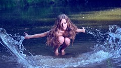 Water woman vintage nude Maria Uralskaya