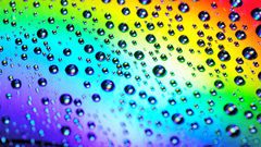 Waterdropsontherainbow