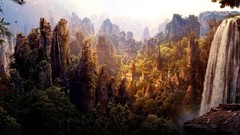 Waterfalls artwork shaolin