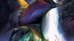 Waterfalls Julie Bell Dragons
