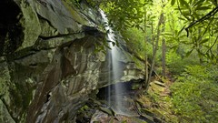 Waterfalls rocks forests National north carolina