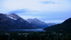 Waterton lakes evening high