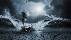 Wave Apocalypse train Art