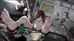 Weapons ammunition shells pens Cigarettes pistols blondes 