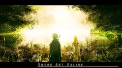 Weapons Anime anime girls black hair scenic kirigaya kazuto 