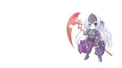 Weapons Anime armor white hair long hair anime girls kore wa 