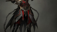 Weapons armor artwork chains