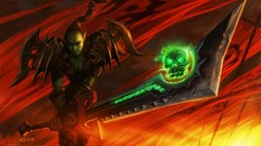 Weapons armor Swords orc artwork video games fantasy art 