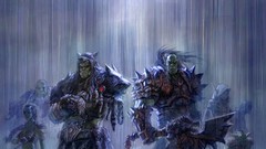 Weapons armor world of warcraft horde Orcs artwork video games 