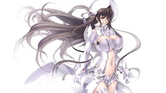 Weapons blood dress white background hats armor navel gloves 