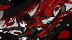 Weapons cross blood shirts hoodies anime girls scythe short 