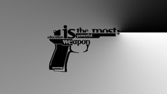 Weapons Education Typography