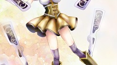 Weapons Guns blondes anime girls mahou shoujo madoka magica 