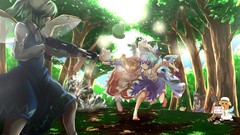 Weapons Guns Fairies touhou cirno lily white luna child star 