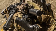 Weapons Guns glock magpul ar-15 suppressor Aimpoint Surefire 