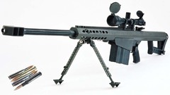 Weapons Guns scope Barrett