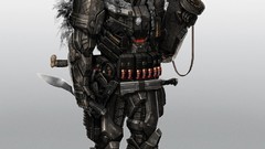 Weapons Guns soldiers concept art digital art futuristic combat 