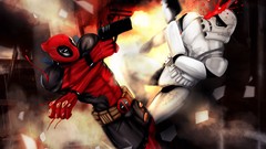 Weapons Guns star wars comics trooper pages digital art 