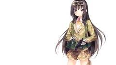 Weapons Guns white background gloves Ribbons camouflage pistols 