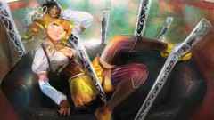 Weapons hats gloves anime girls mahou shoujo madoka magica bra 